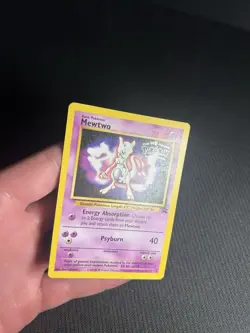 Pokemon TCG Mewtwo 3 Wotc Movie Black Star Promo MP - Image 5