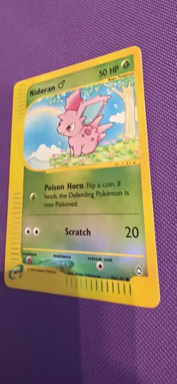 Pokemon Card Nidoran M Reverse Holo LP Aquapolis 96/147 - Image 2