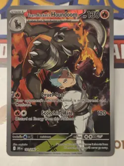 Pokemon TCG Destined Rivals - Team Rockets Houndoom 191/182 Full Art - Image 1