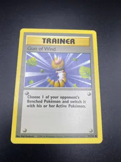 Trainer Gust of Wind 93/102 Base Set Pokemon Card - Image 2