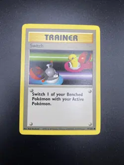 Trainer Switch 95/102 Base Set Pokemon Card - Image 1