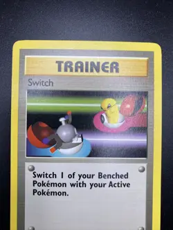 Trainer Switch 95/102 Base Set Pokemon Card - Image 3