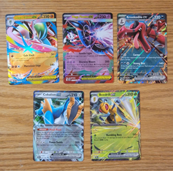 Pokemon Chaos Rising EX Double Rare Holo 5-Card Lot Mega Gallade Beedrill+ More - Image 1