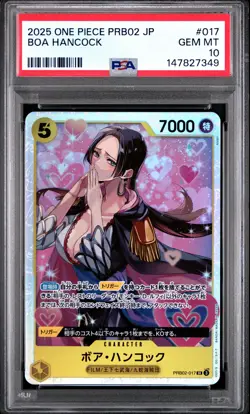 2025 ONE PIECE JAPANESE PRB02-PREMIUM BOOSTER -ONE PIECE CARD TH PSA 10 GEM MINT - Image 1