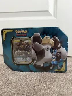 Pokemon Tag Team GX Power Partnership Tin Lucario & Melmetal FACTORY SEALED 2019 - Image 1