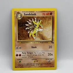 Sandslash 41/62 fossil pokemon card - Image 1