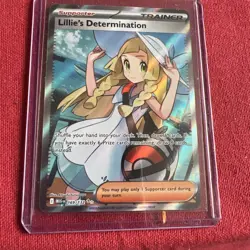 Lillie’s Determination 169/132 Pokemon Mega Evolutions 2025 Super Rare Trainer - Image 1