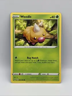 POKEMON TCG - VIVID VOLTAGE - WEEDLE - UNCOMMON - 001/185 - Image 1