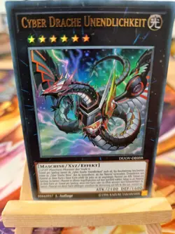 Cyber Drache Unendlichkeit DUOV-DE059 Ultra Rare Deutsch EX YUGIOH - Image 1