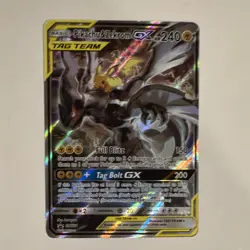 Pokemon TCG Pikachu & Zekrom GX TAG TEAM Promo Foil Lot 2 Cards SM168 SM248 - Image 4