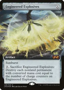 FOIL Engineered Explosives NM Ultimate Box Topper MTG Magic the Gathering Eng - Image 1