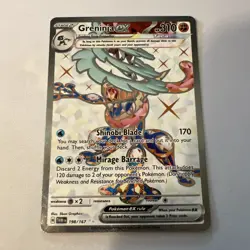 Greninja ex 198/167 Twilight Masquerade Ultra Rare Full Art TCG Pokemon NM - Image 1
