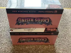 2 x Pokemon TCG Chaos Rising Pokemon Center ETB New Sealed IN HAND - Image 4