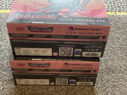 2 x Pokemon TCG Chaos Rising Pokemon Center ETB New Sealed IN HAND - Image 5