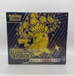 Pokemon TCG Scarlet & Violet Surging Sparks Factory Sealed Elite Trainer Box - Image 1