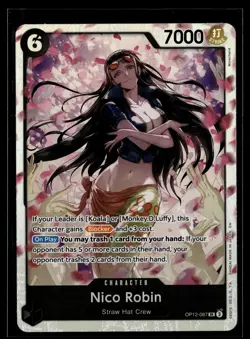 Nico Robin OP12-087 Legacy of the Master Super Rare One Piece - Image 1
