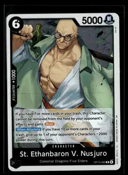 St. Ethanbaron V. Nusjuro OP13-080 Carrying On His Will Rare One Piece - Image 1