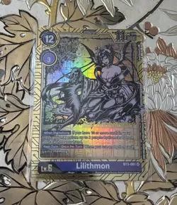 Digimon Card Game Lilithmon Alternate Alt Art BT3-091 SR Gold 2nd Anniversary - Image 1