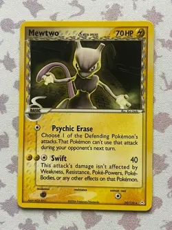 Mewtwo Delta Species 24/110 2006 EX Holon Phantoms Pokemon TCG Card MP - Image 1