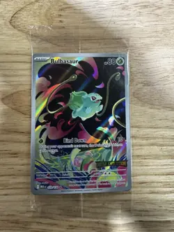 Bulbasaur Mega Evolution STAMPED Illustration Rare 133/132 Promos Pokemon TCG 2 - Image 1