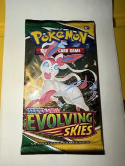 🔥 Pokemon TCG Evolving Skies Booster Pack SWSH English Factory Sealed 820650808777 - Image 1
