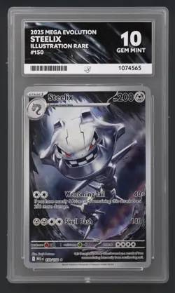 Pokemon TCG Steelix 150/132 Full Art Rare Holo Mega Evolutions - Ace 10 - Image 1