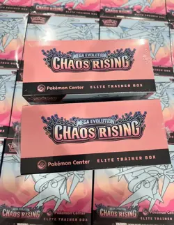 2x Pokemon TCG Chaos Rising Pokemon Center ETB - Brand New & Sealed - Image 3