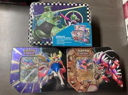 Pokemon TCG Collect Tin Scream Tail & Iron Valiant Sealed Zacian Ex Lot Koraidon - Image 1