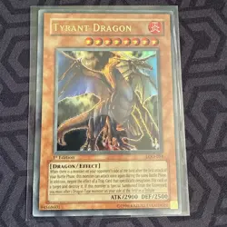 Yu-Gi-Oh! Tyrant Dragon 1st Edition LOD-034 - Legacy of Darkness - Image 1
