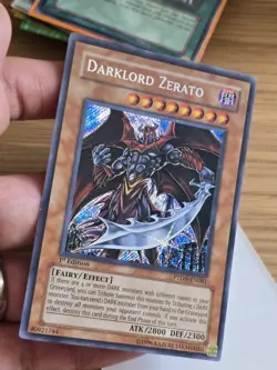 Yu-Gi-Oh! TCG Darklord Zerato PTDN-EN081 Secret Rare 1st - Image 1