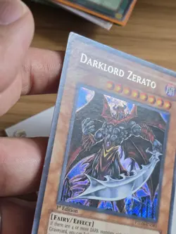 Yu-Gi-Oh! TCG Darklord Zerato PTDN-EN081 Secret Rare 1st - Image 2
