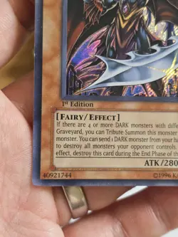 Yu-Gi-Oh! TCG Darklord Zerato PTDN-EN081 Secret Rare 1st - Image 4