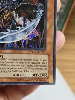 Yu-Gi-Oh! TCG Darklord Zerato PTDN-EN081 Secret Rare 1st - Image 5