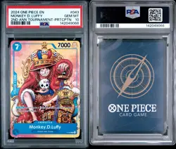 One Piece Monkey.D.Luffy (2nd Anniversary Stamped Promo) P-043 PSA 10 - Image 3