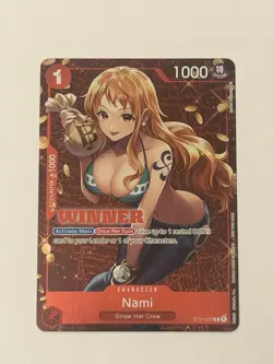 Nami ST01-007 (Tournament Pack Vol. 3) WINNER - One Piece Promotion Cards NM - Image 1