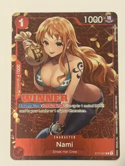 Nami ST01-007 (Tournament Pack Vol. 3) WINNER - One Piece Promotion Cards NM - Image 2