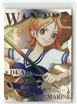 NAMI SSR SSR OMPCR1A004 Straw Hat Pirate One Piece Card - Image 1