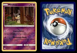 Mimikyu 96/236 Reverse Holo Uncommon Cosmic Eclipse Pokemon Card - Image 1