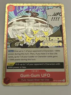 Gum-Gum UFO (Judge Pack Vol. 6) OP10-020 One Piece Promotion Cards Foil - Image 1