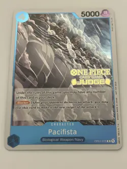 Pacifista (Judge Pack Vol. 3) OP01-075 One Piece Promotion Cards Foil - Image 1