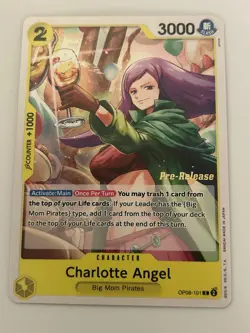 Charlotte Angel OP08-101 Pre Release One Piece Card - Image 1