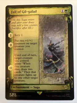 MTG NM Foil Showcase Scrolls Fall of Gil-galad LTR #0616 - Image 1