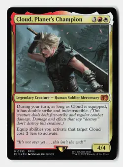 Cloud, Planet's Champion 552 Mythic FINAL FANTASY Magic: The Gathering Foil NM - Image 1
