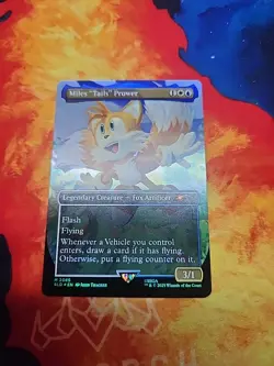 Miles "Tails" Prower (Rainbow Foil) - Secret Lair Drop Series (SLD) - NM - Image 1