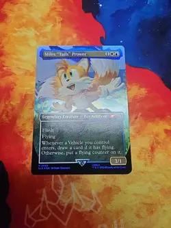 Miles "Tails" Prower (Rainbow Foil) - Secret Lair Drop Series (SLD) - NM - Image 3