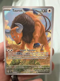 Tauros 96/86 Illustration Rare Pokemon Chaos Rising ME04 NM - Image 1