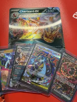 Pokemon TCG Charizard Promos ex Mega Charizard X EX Oricorio EX Holo Lot 3 - Image 1