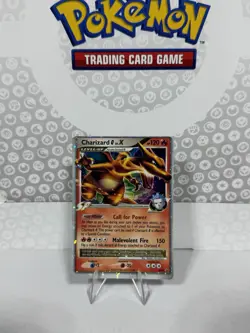 Pokemon TCG DP Black Star Promos DP45 Charizard G LV.X Promo Error Miscut - Image 1