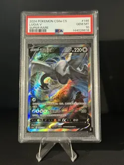 Pokemon TCG: 2024 Lugia V 146 SIR Rare Simplified Chinese PSA 10 - Image 1