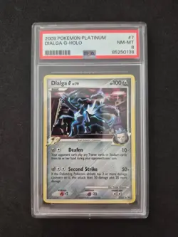 2009 Pokemon Platinum, Dialga, 7/127 G-Holo, PSA 8, EN Englisch - Image 1